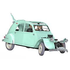 Tintin Transport Model car: the Broken down Citroën 2CV Nº11 1/24 (Moulinsart)