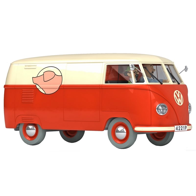 Tim und Struppi Automodell: Sanzot Metzger VW Bus Nº13 1/24 (Moulinsart 29913)