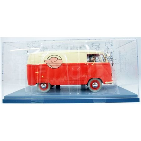 Tim und Struppi Automodell: Sanzot Metzger VW Bus Nº13 1/24 (Moulinsart 29913)