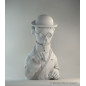 Tintin Statue: Porcelain-Bust: Professor Calculus matt 13 cm (Moulinsart 44208)