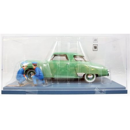 Tintin Transport Model car: the Studebaker from the Simoun garage Nº17 1/24 (Moulinsart 29917)