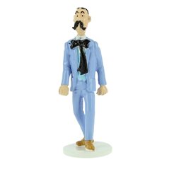 Tintin Statue: Porcelain-Bust: Professor Calculus, brilliant 13 cm (Moulinsart 44209)
