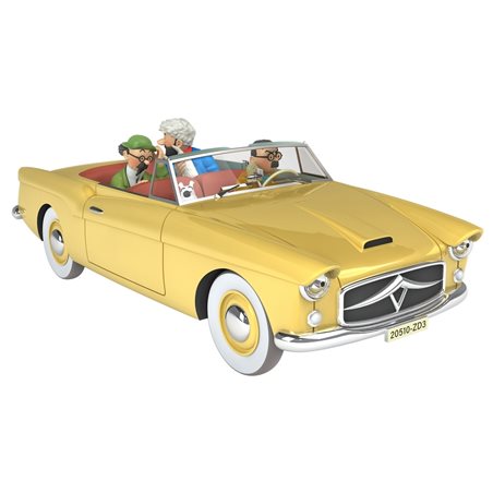 Tintin Transport Model car: Convertible Borduria Nº24 1/24 (Moulinsart 29924)