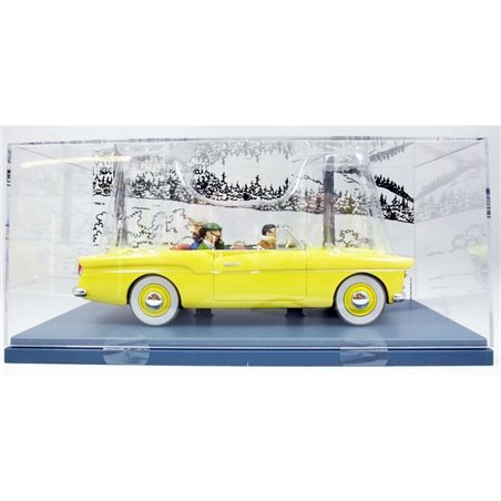 Tintin Transport Model car: Convertible Borduria Nº24 1/24 (Moulinsart 29924)