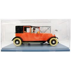Tim und Struppi Automodell: Das rote Taxi Nº25 1/24 (Moulinsart 29925)