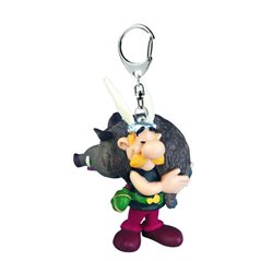 Asterix Keychain: Asterix with boar