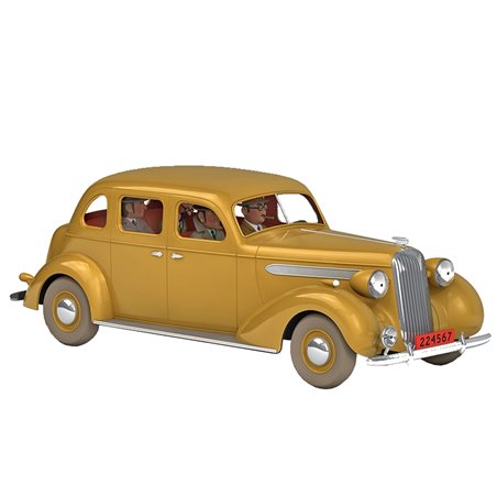 Tintin Transport Model car: The Buick beige Nº36 1/24 (Moulinsart 29936)