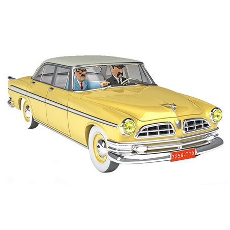 Tim und Struppi Automodell: Der gelbe Chrysler Nº39 1/24 (Moulinsart 29939)