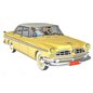 Tintin Transport Model car: The Yellow Chrysler Nº39 1/24 (Moulinsart 29939)