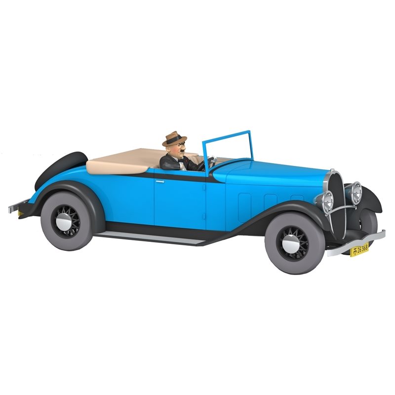 Tintin Transport Model car: The Gibbons convertible Nº46 1/24 (Moulinsart 29946)