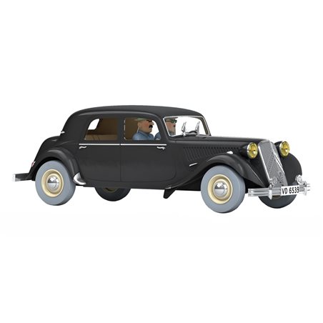 Tintin Transport Model car: The border agents 15CV Nº48 1/24 (Moulinsart 29948)