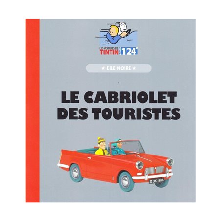 Tintin Transport Model car: the Triumph Herald 1200 Black Island Nº52 1/24 (Moulinsart 29952)