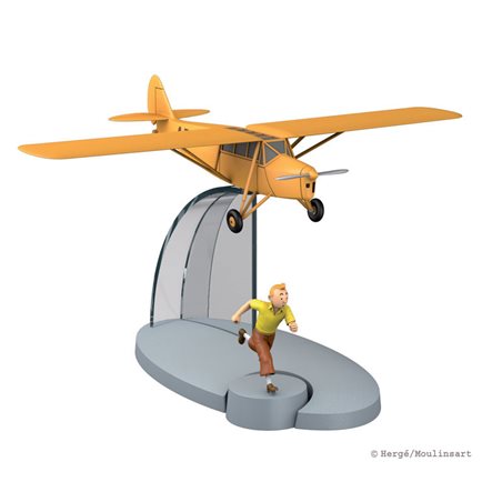 Airplane Orange with Tintin