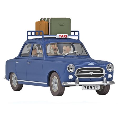 Tintin Transport Model car: The Marlinspike Taxi Nº37 1/24 (Moulinsart 29937)