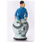 Figurine Tintin comes out of Vase, 33 cm