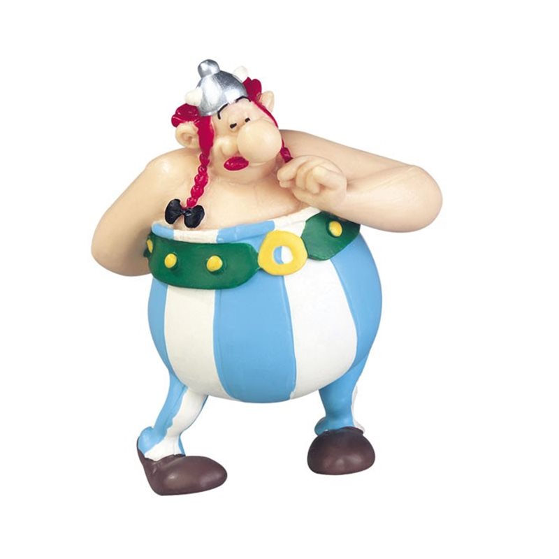 Asterix & Obelix Figur: Obelix mit Blumen (Plastoy)