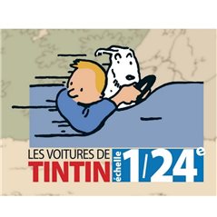 Tintin Transport Model car: Convertible Borduria Nº24 1/24 (Moulinsart 29924)