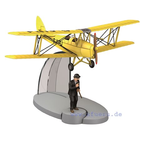 Tim und Struppi Flugzeugmodell: Schultze