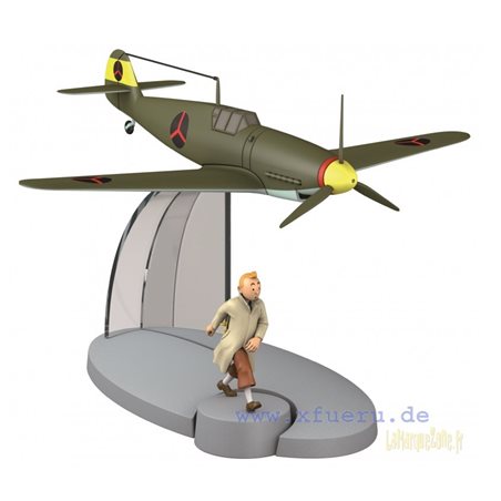 Tim und Struppi Flugzeugmodell: BF-109 mit Tim