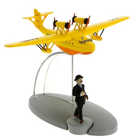 Tintin Airplane: Water Airplane with Thompson