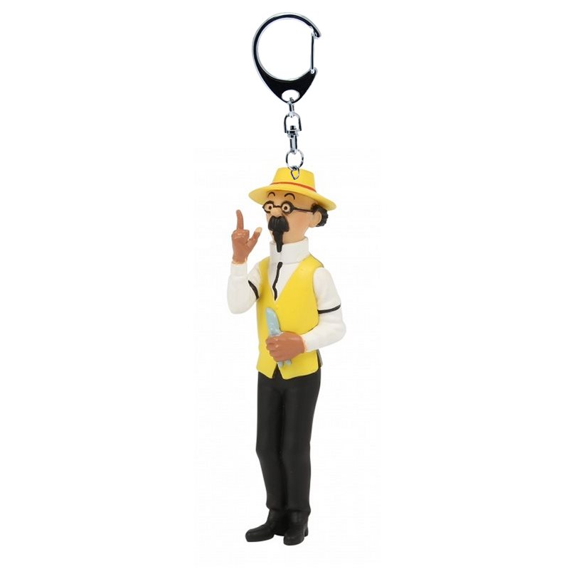 Tintin Keychain: Professor Calculus The Gardener, 8 cm (Moulinsart)