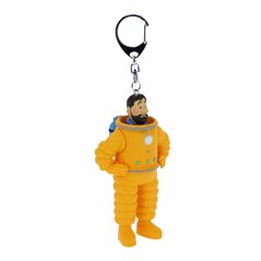 Tintin Keychain: Captain Haddock in astronaut space suit, 8 cm (Moulinsart)