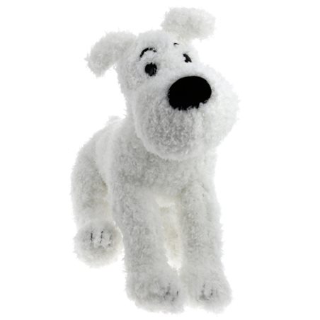 Tintin Soft Cuddly Toy: Snowy in gift box, 37cm (Moulinsart 35132)