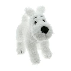 Tintin Soft Cuddly Toy: Snowy in gift box, 20cm (Moulinsart 35137)