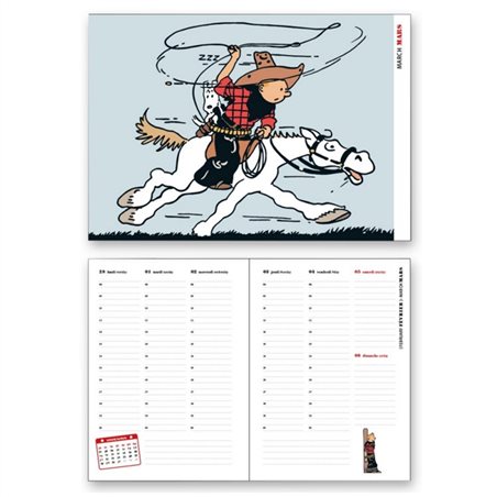 Tintin Pocket diary agenda 2022, 15x21cm (Moulinsart 24452)