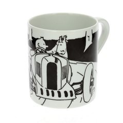 Tim und Struppi Tasse: Soviet Auto Porzellan Tasse für Kaffe & Tee (Moulinsart 47975)