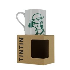 Tim und Struppi Tasse: Professor Bienlein Portrait Porzellan Tasse für Kaffe & Tee (Moulinsart 47978)