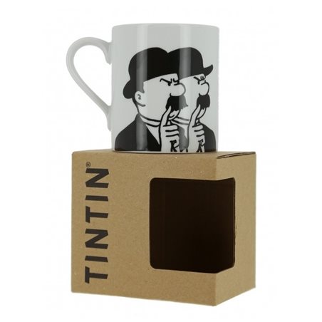 Tim und Struppi Tasse: Schulze & Schultze Portrait Porzellan Tasse für Kaffe & Tee (Moulinsart 47981)