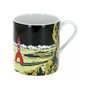 Tintin Mugs: Porcelain mug Tintin: The Lunar Rocket on the Moon (Moulinsart 47987)