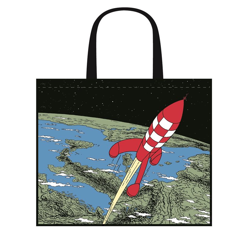 Tintin Bag: Moon Rocket, Semi Waterproof (Moulinsart 04244)