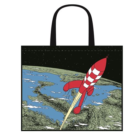 Tintin Bag: Moon Rocket, Semi Waterproof (Moulinsart 04244)