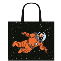 Tim und Struppi Tasche: Kunststofftasche Tim & Kapitän Haddock Spacewalk (Moulinsart 04245)