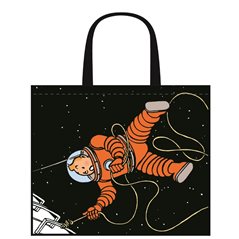 Tim und Struppi Tasche: Kunststofftasche Tim & Kapitän Haddock Spacewalk (Moulinsart 04245)