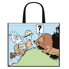 Tim und Struppi Tasche: Kunststofftasche Tim & Struppi im Kongo (Moulinsart 04246)