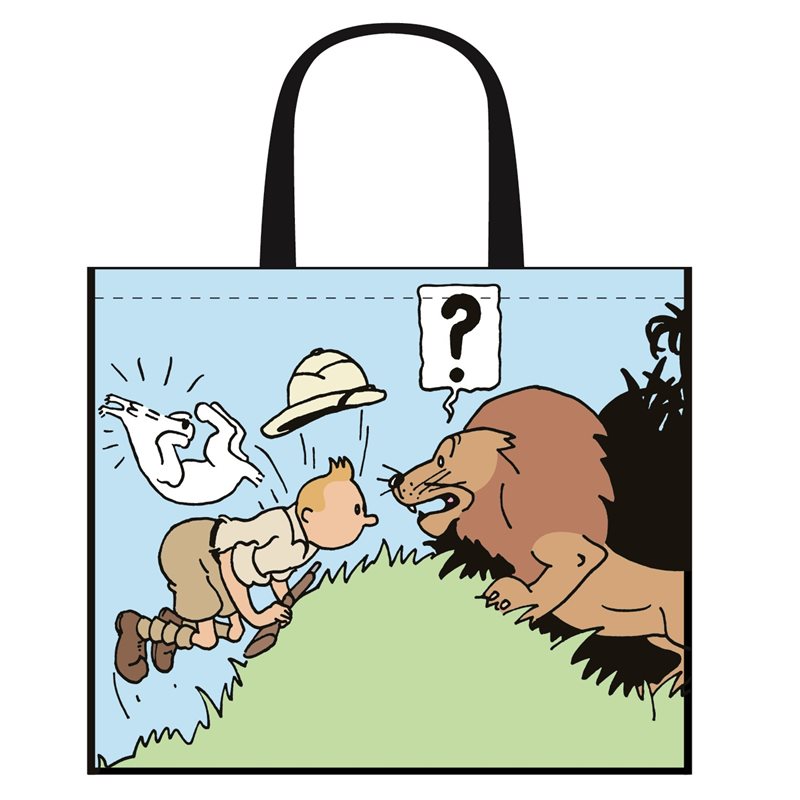 Tim und Struppi Tasche: Kunststofftasche Tim & Struppi im Kongo (Moulinsart 04246) Tim und Struppi Tasche: Kunststofftasche Tim & Struppi im Kongo (Moulinsart 04246)