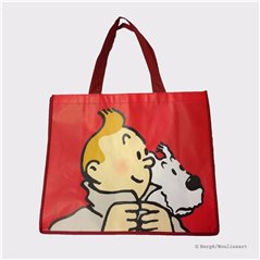Tintin Bag: Tintin and Snowy red (Moulinsart 04247)