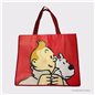 Tim und Struppi Tasche: Kunststofftasche Portrait rot (Moulinsart 04247)