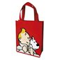 Tintin Bag: Set Tintin and Snowy, 2x bags, one in blue & one in red (Moulinsart 04289)