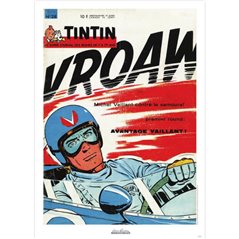 Jean Graton Cover Poster from The Journal of Tintin 1964 Nº28 (Moulinsart 27179)