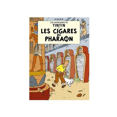 Postcard Tintin Album: Les cigares du pharaon, 15x10cm (Moulinsart 30072)