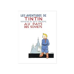 Tim und Struppi Postkarte: Tintin au pays des soviets, 15x10cm (Moulinsart 30091)