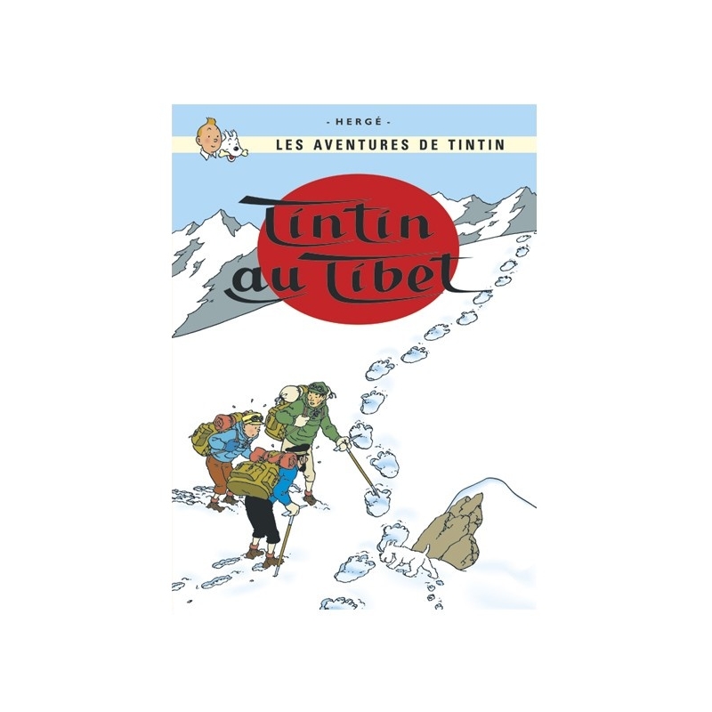 Postcard Tintin Album: Tintin au Tibet, 15x10cm (Moulinsart 30088)