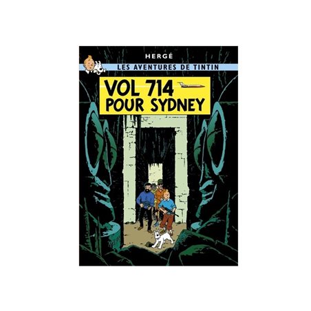 Postcard Tintin Album: Vol 714 pour Sydney, 15x10cm (Moulinsart 30090)