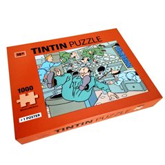 Tintin Puzzle: Zero Gravity with poster 50x67cm (Moulinsart 81550)