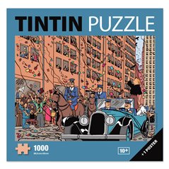 Tintin Puzzle: The Parade Limousine, with 1000 pieces (Moulinsart 81556)