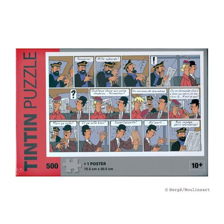 Tim und Struppi Puzzle: Sparadrap 500 Teile (Moulinsart 81538)